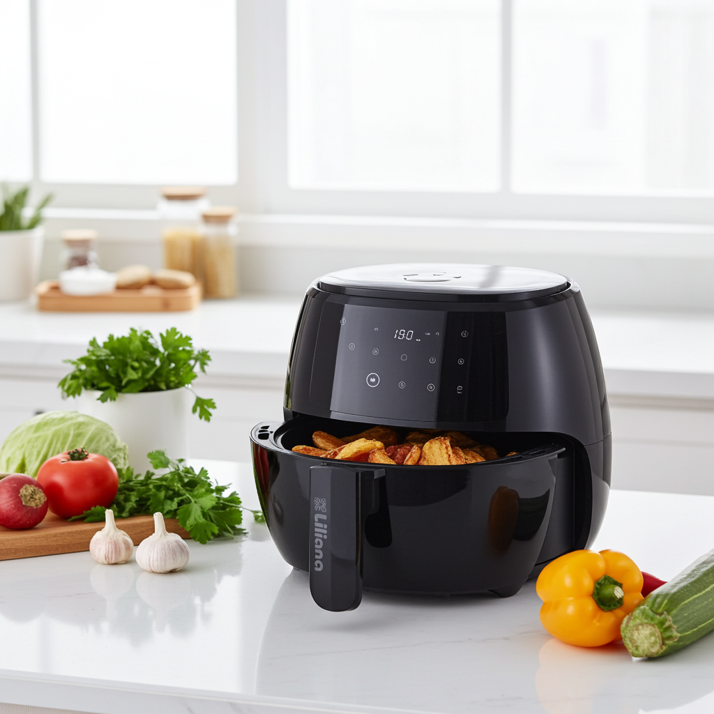 Freidora de Aire 2.5L 1700W Digital – Sin Aceite, Rápida y Saludable