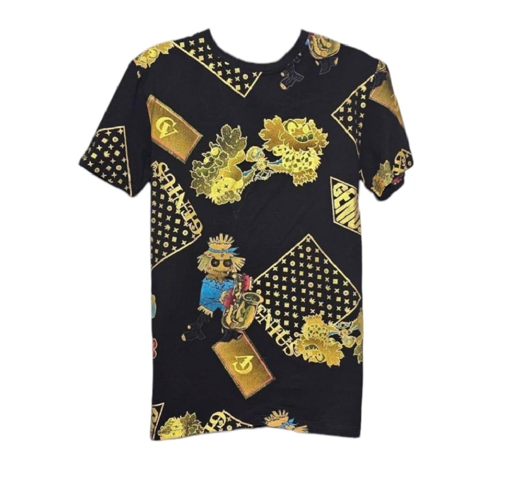 Camiseta Cristian Negra Estilo Luxury Street