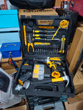 🛠️ Taladro Atornillador Inalámbrico Bonthe 21V con Kit de Herramientas Completo