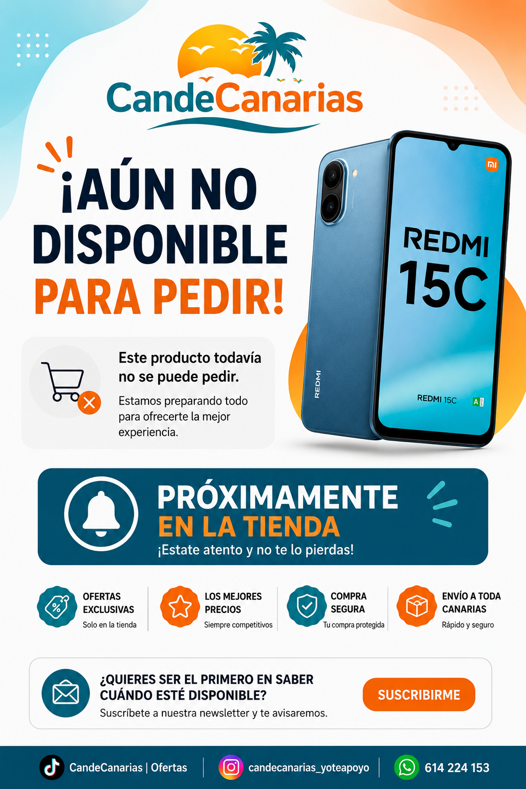 📱 Xiaomi Redmi 15C 4GB + 128GB